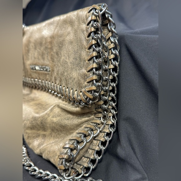 Michael Kors Vintage Tan Leather Chelsea Medium Messenger bag - Great Condition - Picture 3 of 16